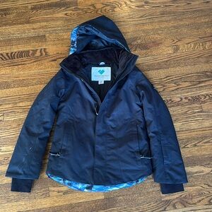 Like new black Obermeyer ski coat, size S